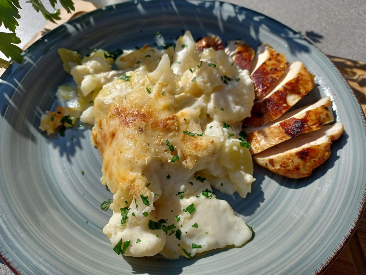 Kartoffelauflauf mit Blumenkohl - Rezept - Bild Nr. 3