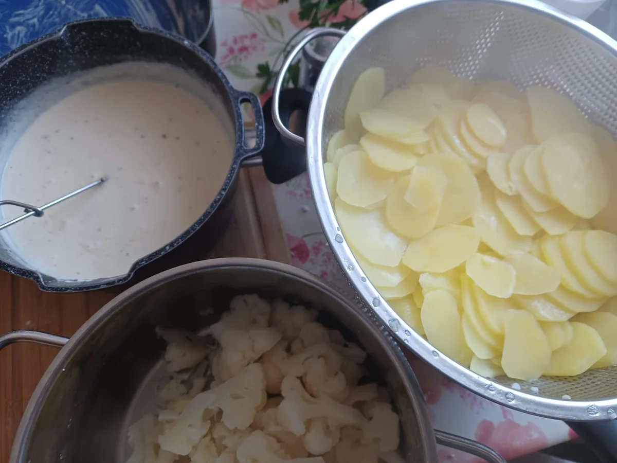 Rezept: Kartoffelauflauf mit Blumenkohl Bild Nr. 17144 Kartoffelauflauf mit Blumenkohl - Rezept - Bild Nr. 17144