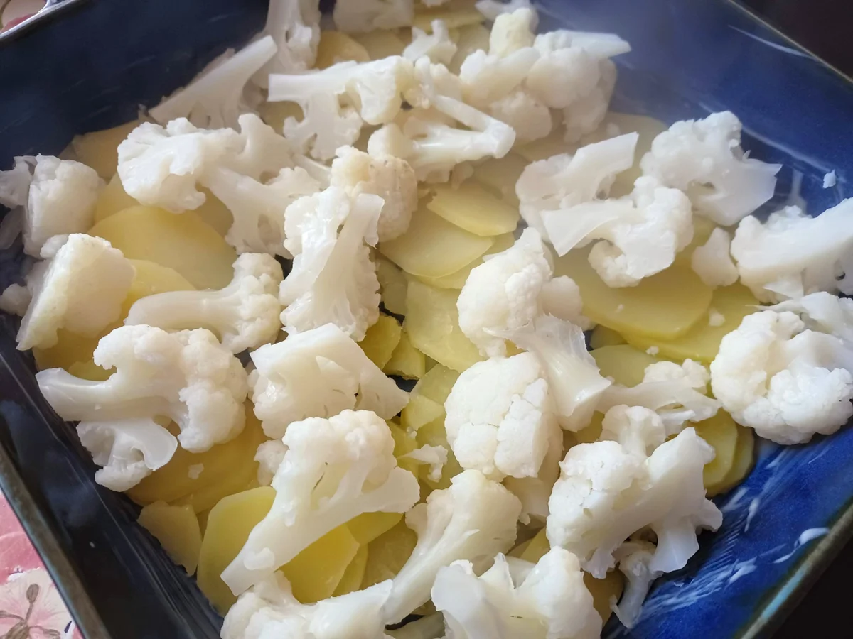 Rezept: Kartoffelauflauf mit Blumenkohl Bild Nr. 17145 Kartoffelauflauf mit Blumenkohl - Rezept - Bild Nr. 17145