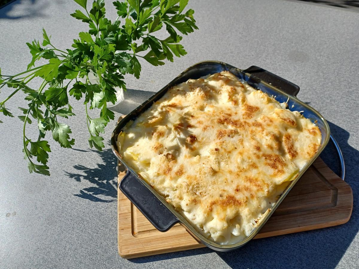 Kartoffelauflauf mit Blumenkohl - Rezept - Bild Nr. 17149