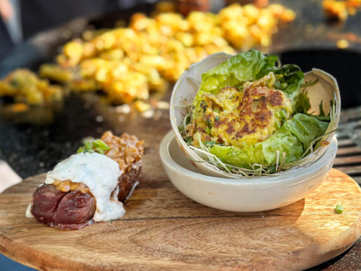 In Hanf geräuchertes Straußenfilet mit Duxelles (Smudo, Michi Beck) - Rezept - Bild Nr. 17140