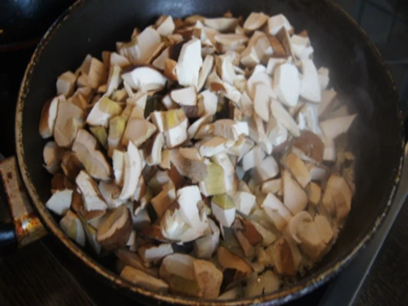 Böhmische Knödel mit Rahm-Steinpilzen - Rezept - Bild Nr. 8