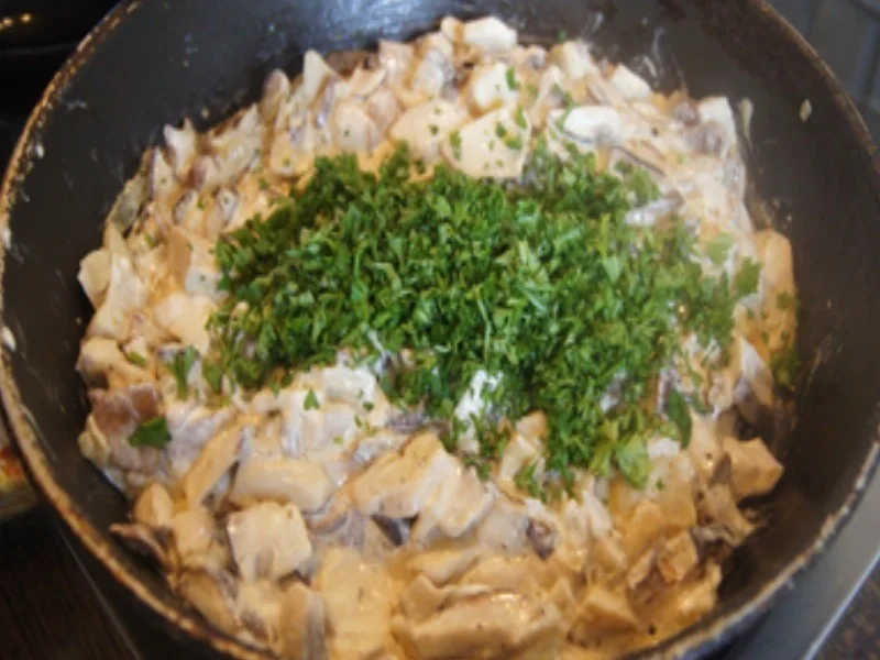 Böhmische Knödel mit Rahm-Steinpilzen - Rezept - Bild Nr. 10