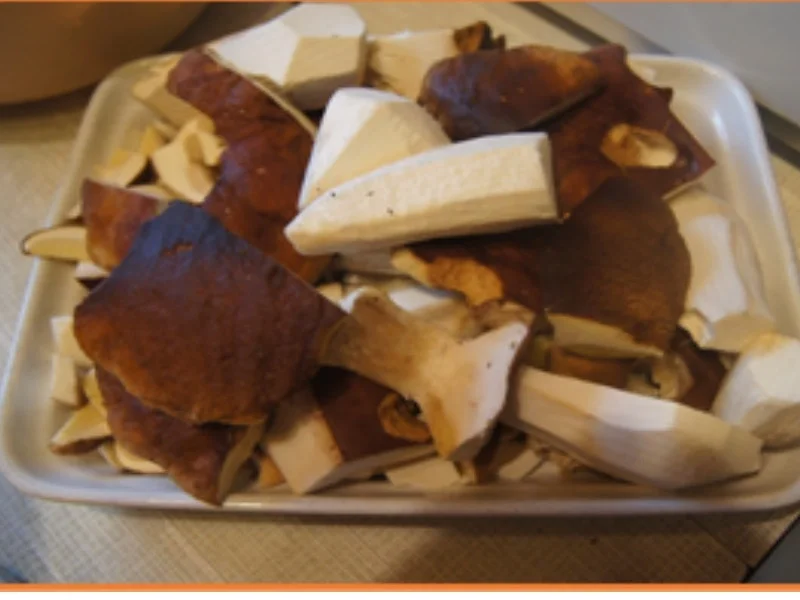 Rezept: Steinpilzschnitzelchen Bild Nr. 3 Steinpilzschnitzelchen - Rezept - Bild Nr. 3