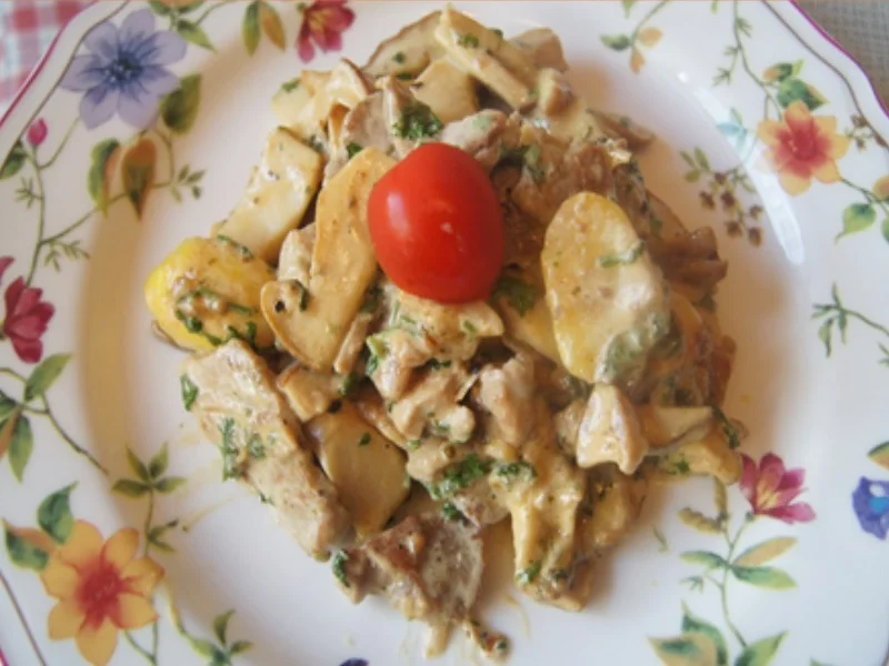 Rezept: Steinpilz-Schweinefilet-Bratkartoffel-Pfanne Bild Nr. 17 Steinpilz-Schweinefilet-Bratkartoffel-Pfanne - Rezept - Bild Nr. 17