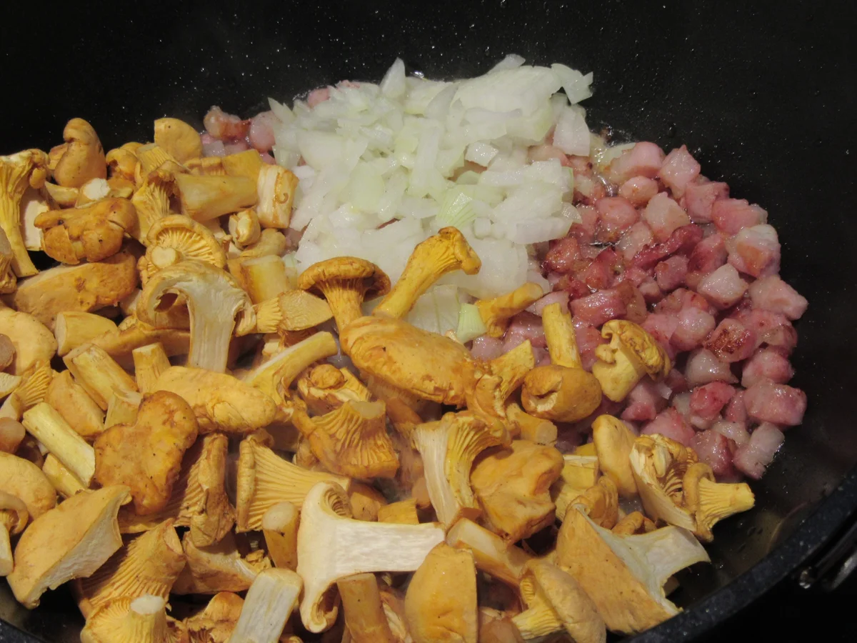 Rezept: Pasta: Pfifferling-Carbonara Bild Nr. 17144 Pasta: Pfifferling-Carbonara - Rezept - Bild Nr. 17144