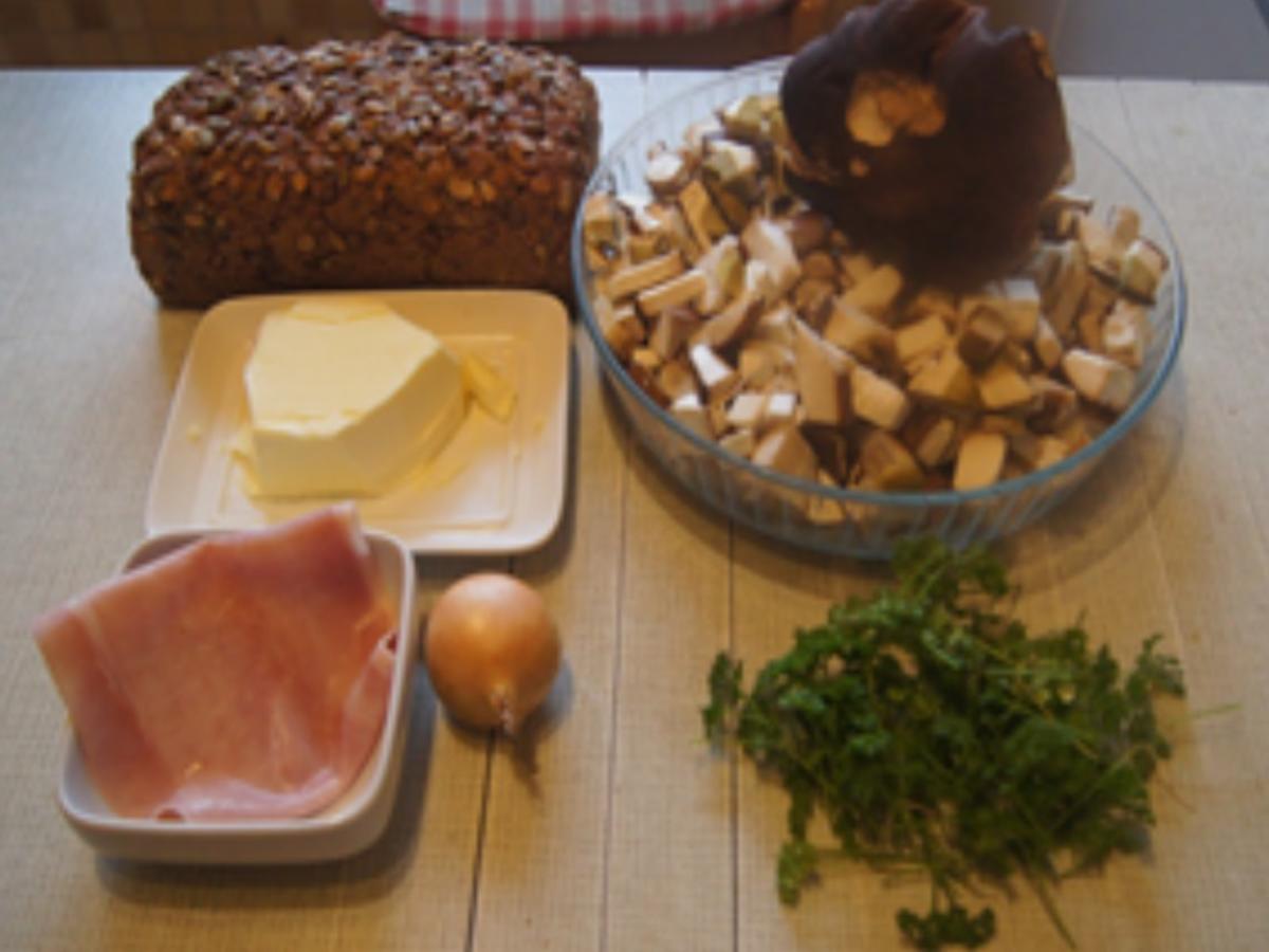 Abendbrot mit frischen Steinpilzen - Rezept - Bild Nr. 3