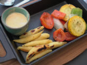 Bubenspitzle mit Grillgemüse und Kräuterfrischkäse-Sauce - Rezept - Bild Nr. 17143