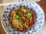 Mie-Nudeln mit Schweinefilet und Weißkohl - Rezept - Bild Nr. 2