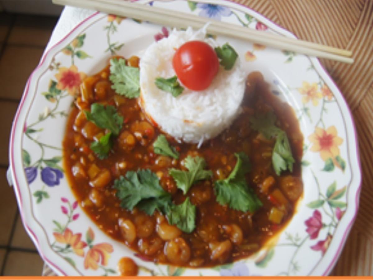 Garnelen in Chilisauce mit Basmati-Reis - Rezept - Bild Nr. 2