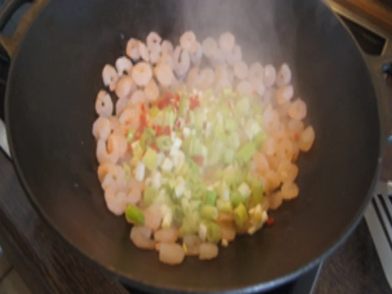 Garnelen in Chilisauce mit Basmati-Reis - Rezept - Bild Nr. 7