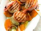 Jacobsmuscheln auf Orangen - Fenchel - Salat - Rezept