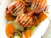 Jacobsmuscheln auf Orangen - Fenchel - Salat - Rezept