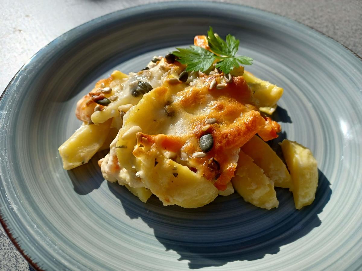 Gratin mit Pastinake und Karotte - Rezept - Bild Nr. 17143