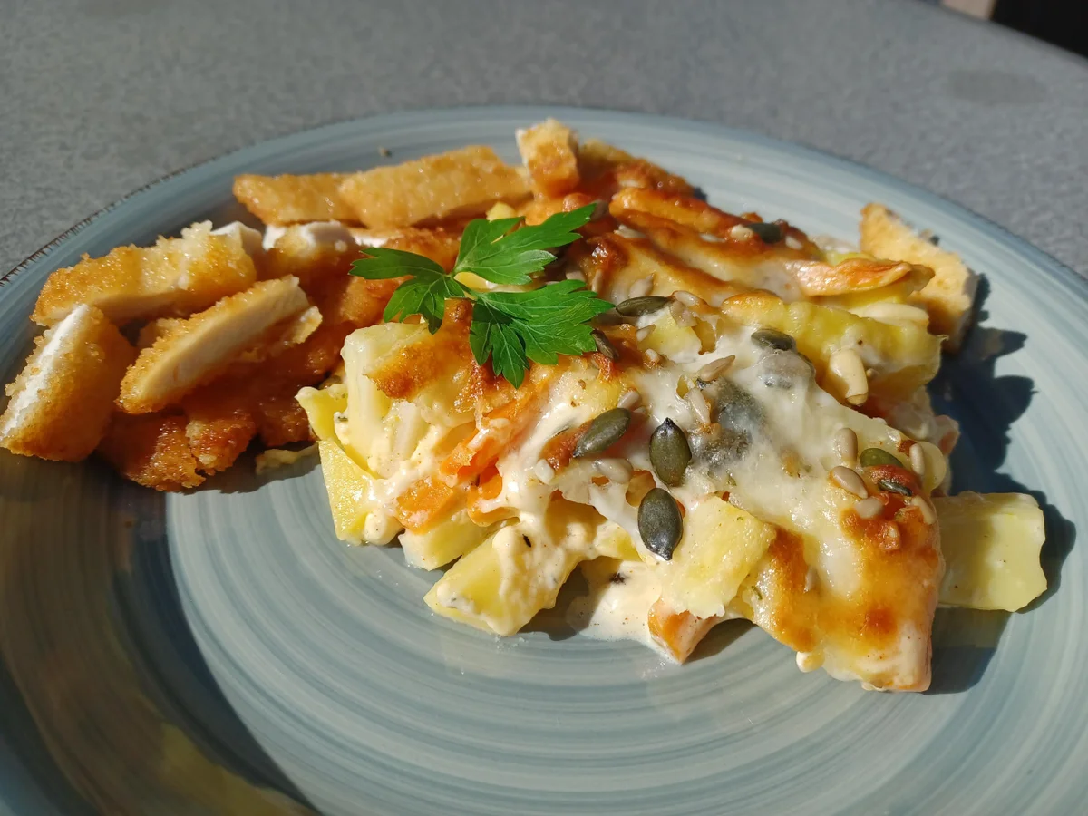 Rezept: Gratin mit Pastinake und Karotte Bild Nr. 17144 Gratin mit Pastinake und Karotte - Rezept - Bild Nr. 17144