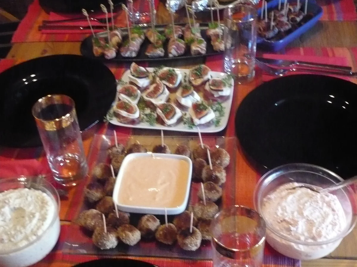 Hähnchenkeulen mit Paprika - Dip - Rezept - Bild Nr. 5