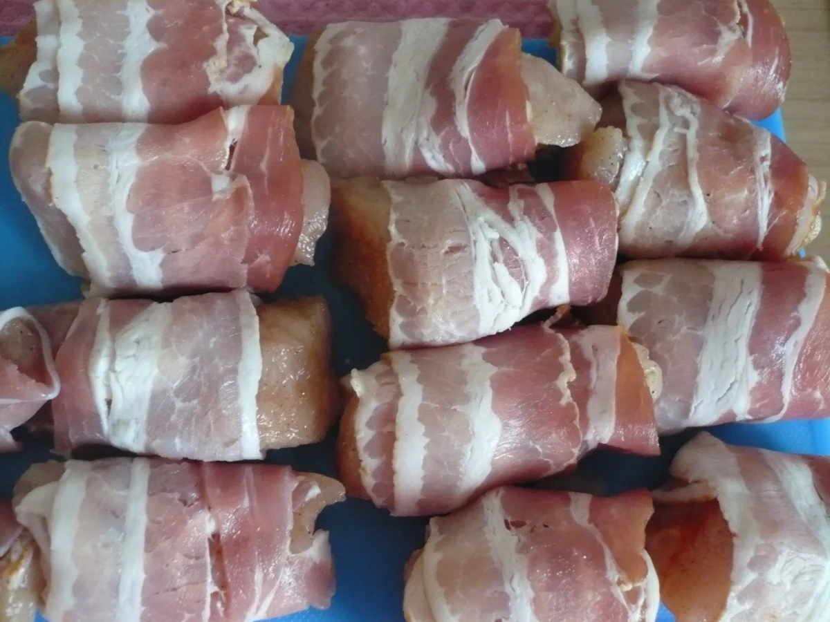 Rezept: Putenhappen im Speckmantel Bild Nr. 7 Putenhappen im Speckmantel - Rezept - Bild Nr. 7