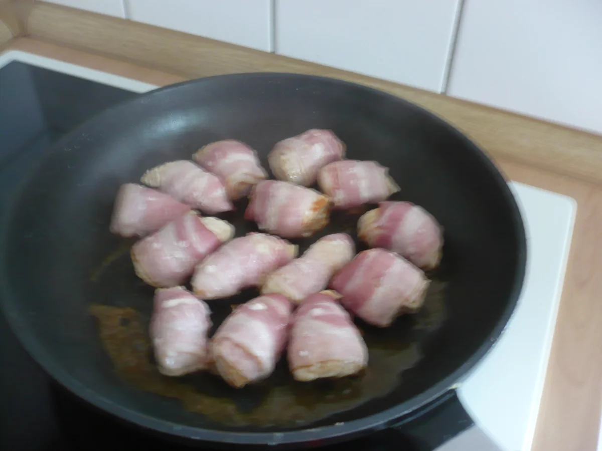 Rezept: Putenhappen im Speckmantel Bild Nr. 8 Putenhappen im Speckmantel - Rezept - Bild Nr. 8