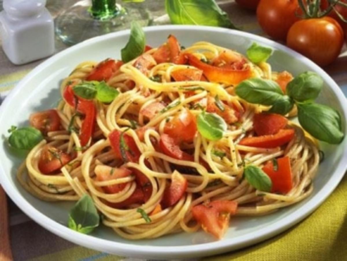 Schnelle Tomatenpasta - Rezept
