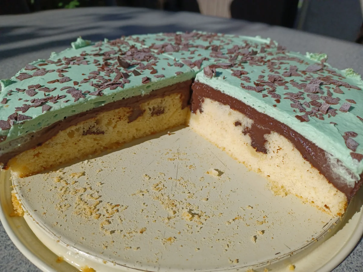Poke Cake mit Minz-Geschmack - Rezept - Bild Nr. 17147