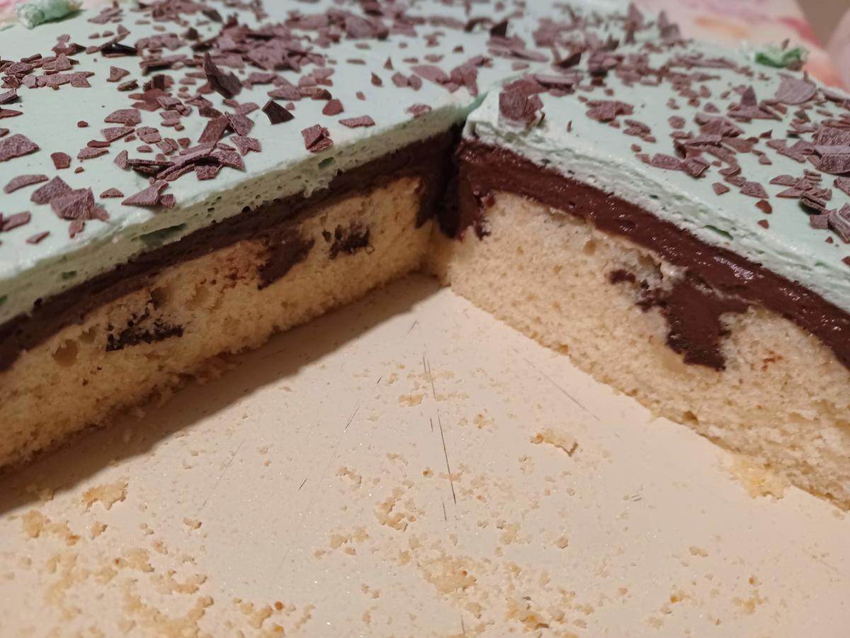 Poke Cake mit Minz-Geschmack - Rezept - Bild Nr. 17158