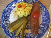 Bratherings-Filet mit Kartoffel-Stampf und Gewürzgurke - Rezept - Bild Nr. 2