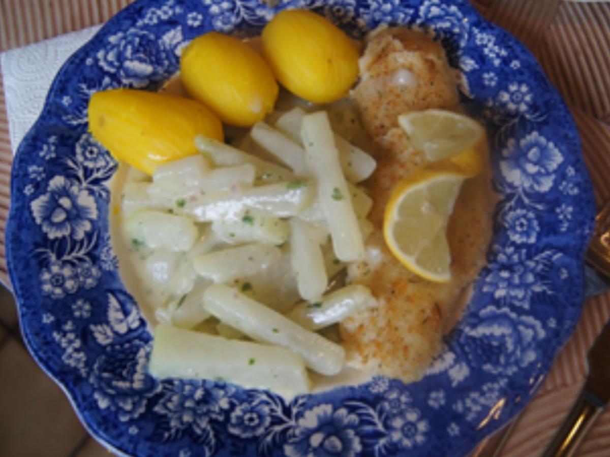 Seelachsfilet mit Kohlrabi-Gemüse und Drillingen - Rezept - Bild Nr. 9