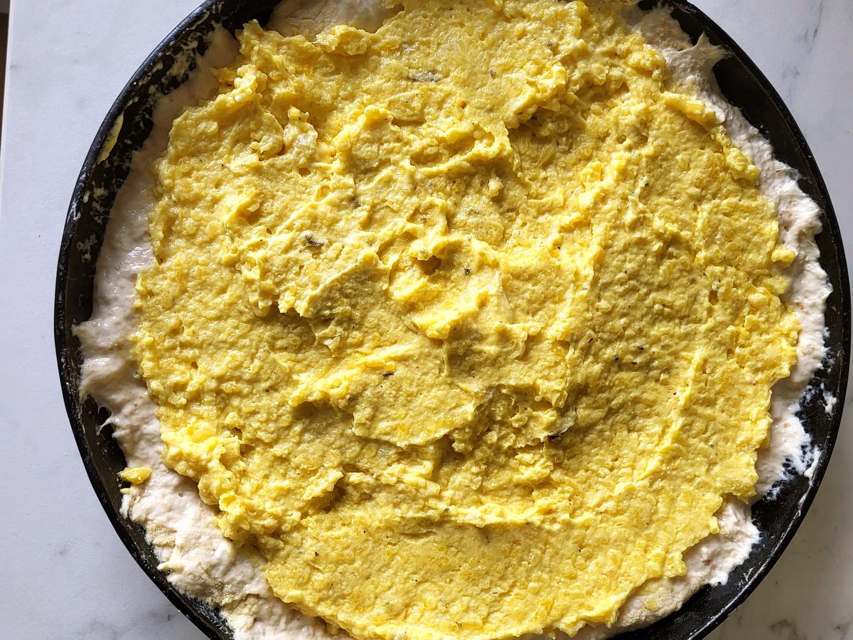 Schwäbischer Kartoffelkuchen - einfach - von Claton
