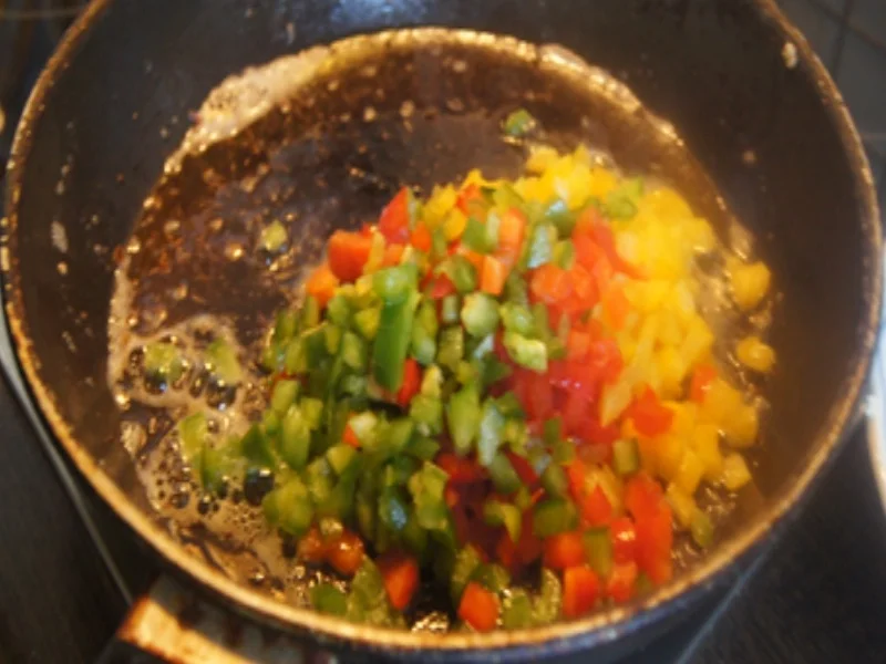 Kohlrabi-Schnitzel mit Paprika-Ei-Bratreis - Rezept - Bild Nr. 17156