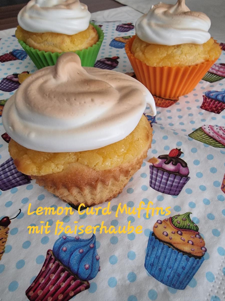 Lemon Curd Muffins mit Baiserhaube - Rezept - Bild Nr. 17148