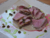 Vitello tonnato mit geröstetem Thunfisch - Rezept - Bild Nr. 17148