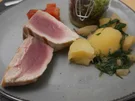 Thunfischsteaks mit Mangoldkartoffeln und gegrillter Wassermelone - Rezept - Bild Nr. 2