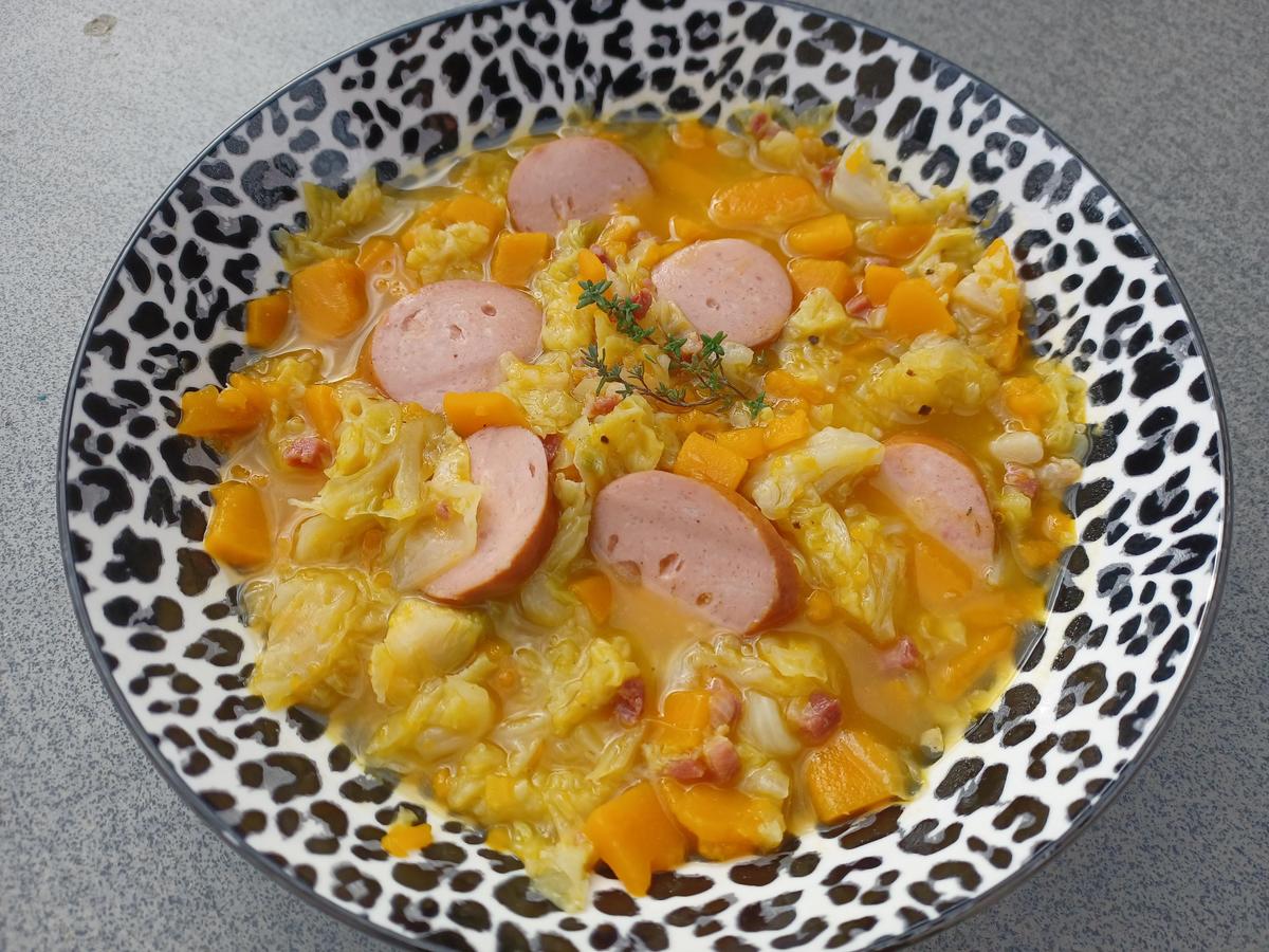 Kürbis - Wirsing - Eintopf - Rezept - Bild Nr. 2