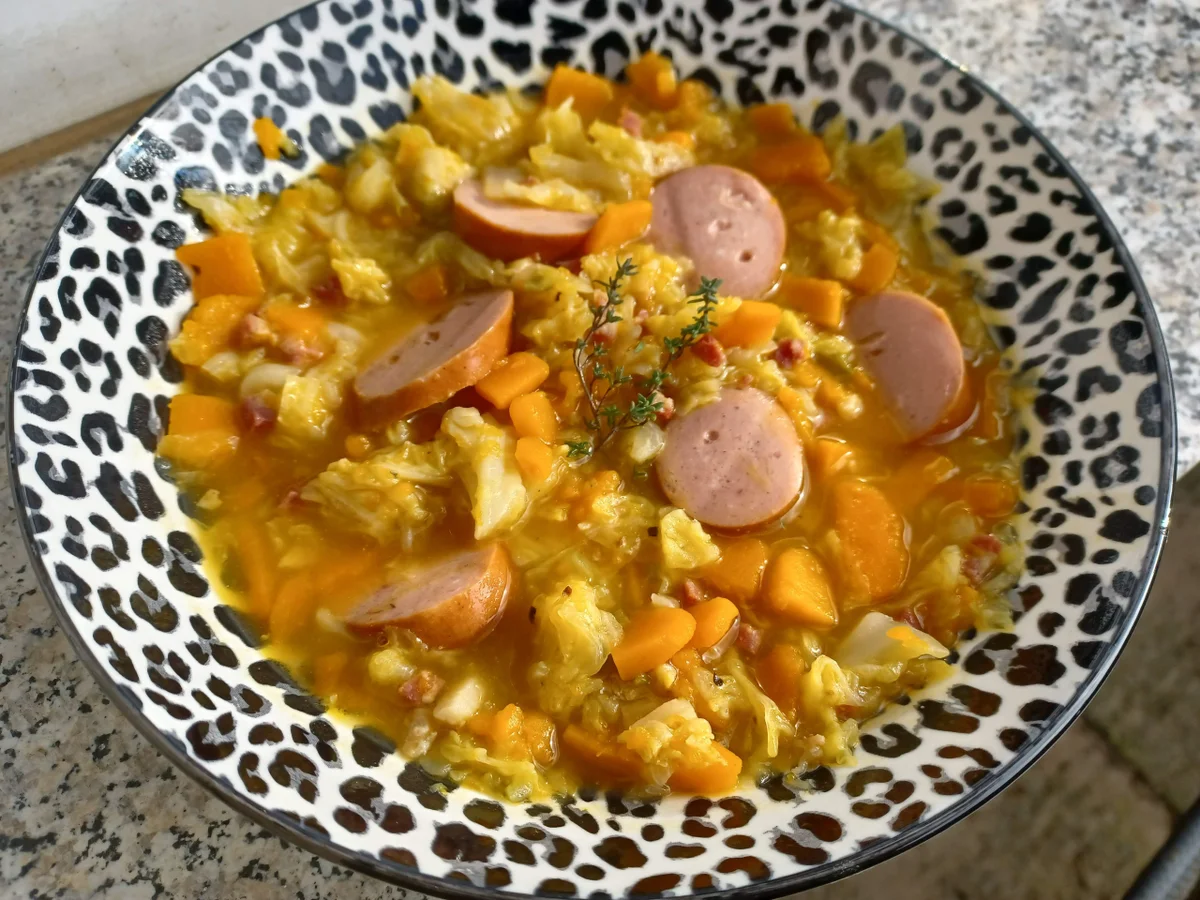 Rezept: Kürbis - Wirsing - Eintopf Bild Nr. 3 Kürbis - Wirsing - Eintopf - Rezept - Bild Nr. 3