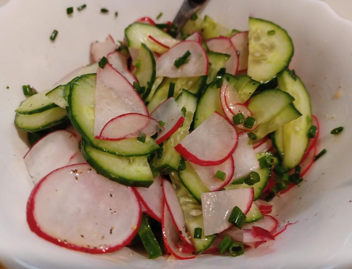 Radieschen - Gurken - Salat - Rezept - Bild Nr. 17158