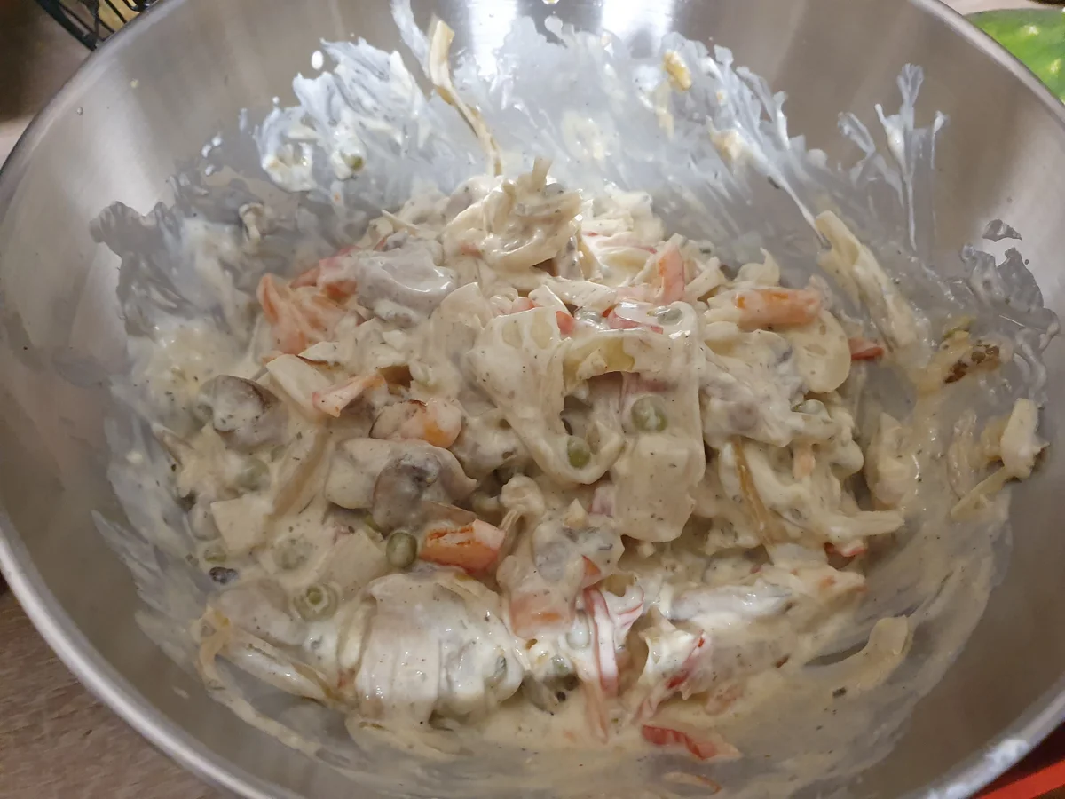 Rezept: Fleisch-Gemüse-Pfännchen mit Käse überbacken Bild Nr. 17205 Fleisch-Gemüse-Pfännchen mit Käse überbacken - Rezept - Bild Nr. 17205