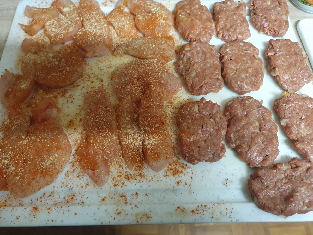 Rezept: Fleisch-Gemüse-Pfännchen mit Käse überbacken Bild Nr. 17206 Fleisch-Gemüse-Pfännchen mit Käse überbacken - Rezept - Bild Nr. 17206