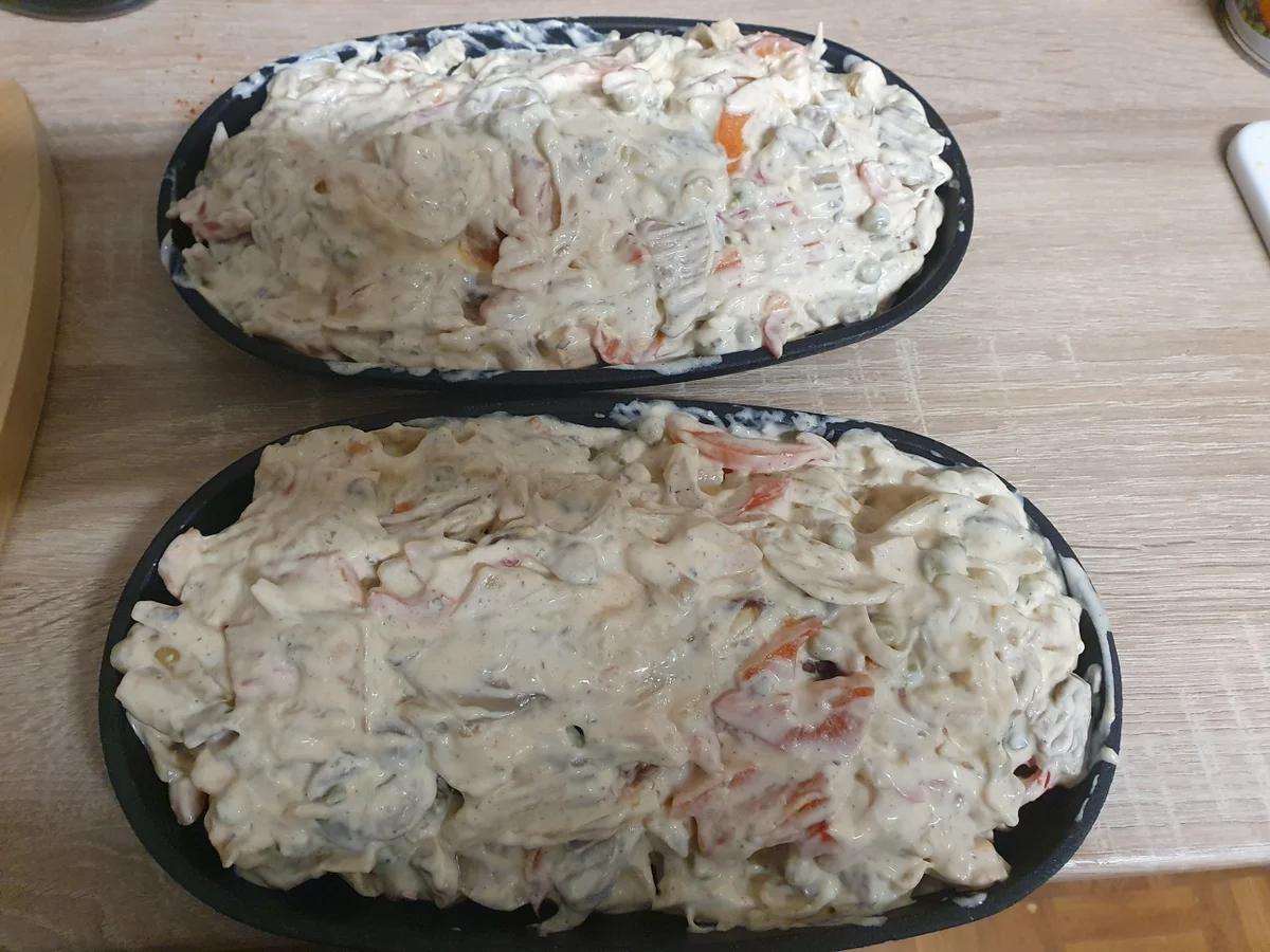 Rezept: Fleisch-Gemüse-Pfännchen mit Käse überbacken Bild Nr. 17211 Fleisch-Gemüse-Pfännchen mit Käse überbacken - Rezept - Bild Nr. 17211