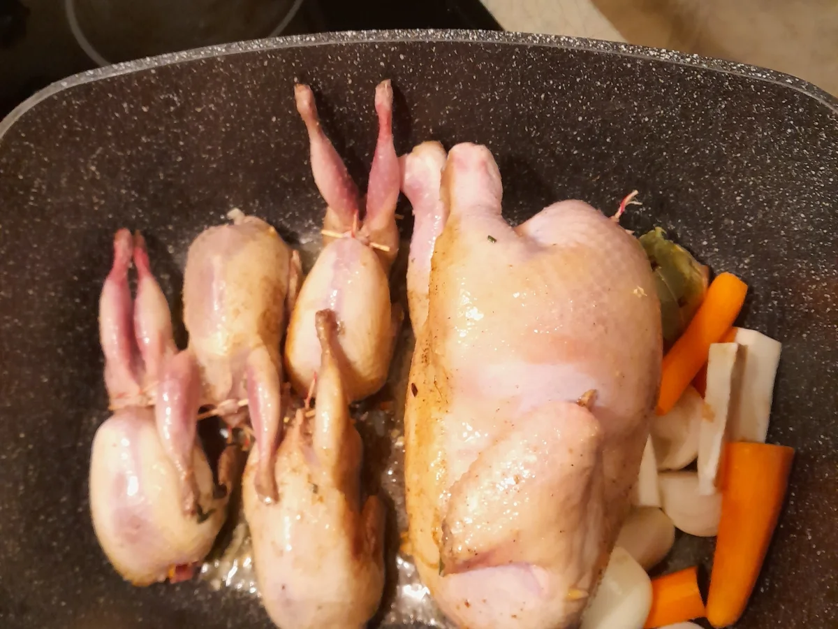 Wachteln & Huhn - Rezept - Bild Nr. 17203
