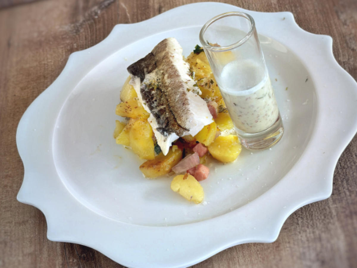 Pannfisch vom Schellfisch mit Bratkartoffeln (Bremen) - Rezept - Bild Nr. 17201