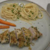 Hähnchen mit Parmesan Kruste und Zitronenpasta - Rezept - Bild Nr. 2