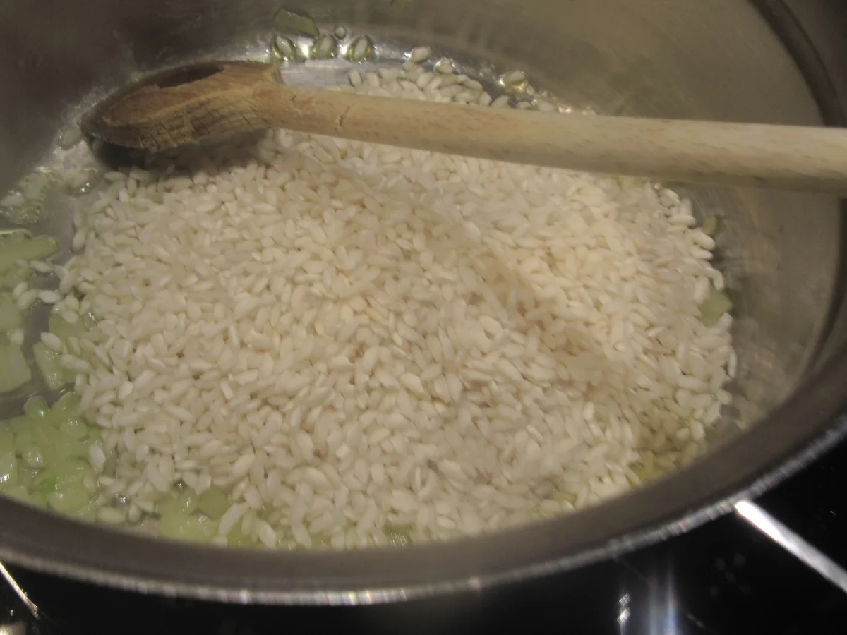 Rezept: Reis: Risotto mit Garnelen und Mangold Bild Nr. 17211 Reis: Risotto mit Garnelen und Mangold - Rezept - Bild Nr. 17211