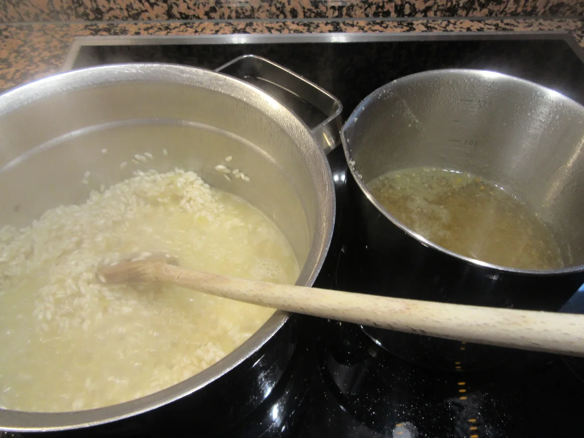 Rezept: Reis: Risotto mit Garnelen und Mangold Bild Nr. 17213 Reis: Risotto mit Garnelen und Mangold - Rezept - Bild Nr. 17213