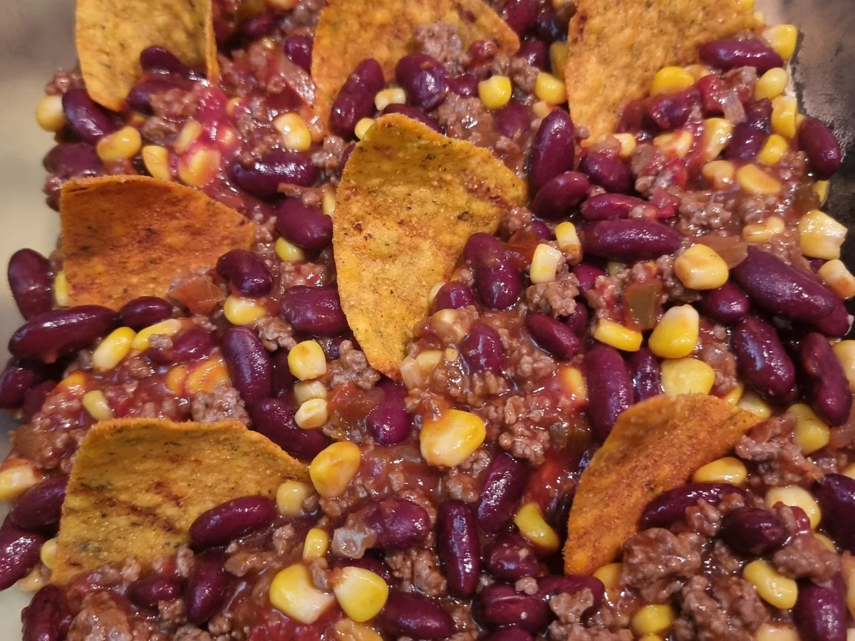 Rezept: Tex-Mex-Auflauf mit Käse-Nachos Bild Nr. 17219 Tex-Mex-Auflauf mit Käse-Nachos - Rezept - Bild Nr. 17219