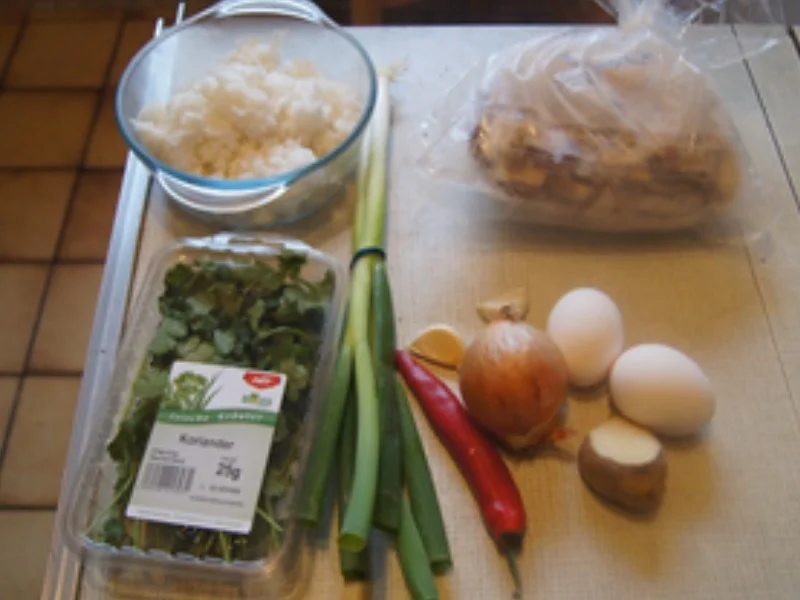 Rezept: Gebratener Reis mit Steinpilzen, Gemüse und Ei Bild Nr. 17211 Gebratener Reis mit Steinpilzen, Gemüse und Ei - Rezept - Bild Nr. 17211