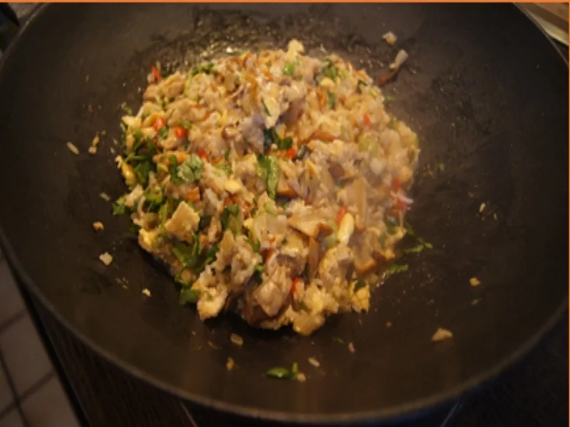 Rezept: Gebratener Reis mit Steinpilzen, Gemüse und Ei Bild Nr. 17222 Gebratener Reis mit Steinpilzen, Gemüse und Ei - Rezept - Bild Nr. 17222