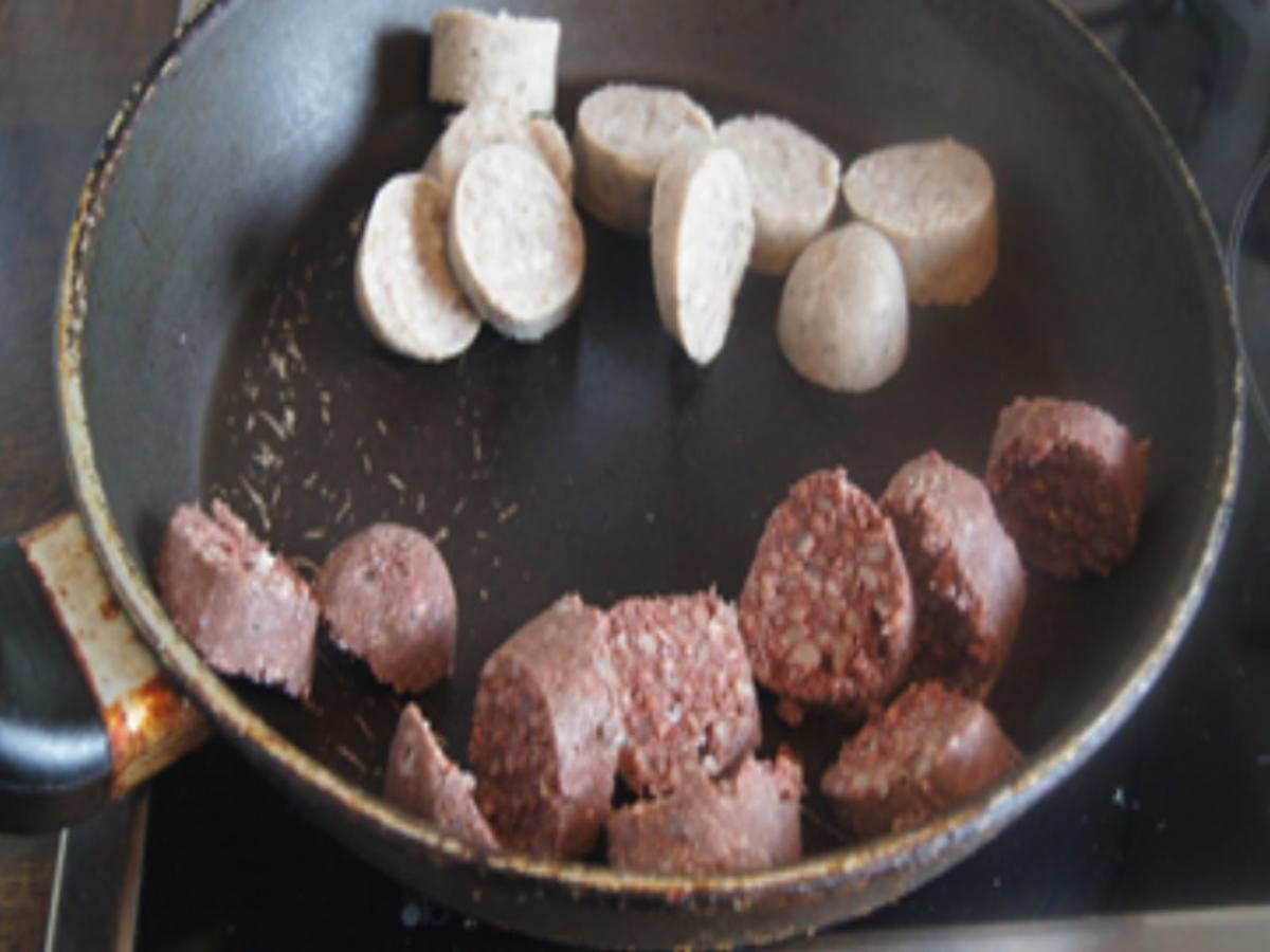 Wellwurst mit Kraut nach tschechischer Art und Drillingen - Rezept - Bild Nr. 4