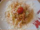 Spaghetti mit Gemüse-Kräuter-Sauce und Garnelen - Rezept - Bild Nr. 17211