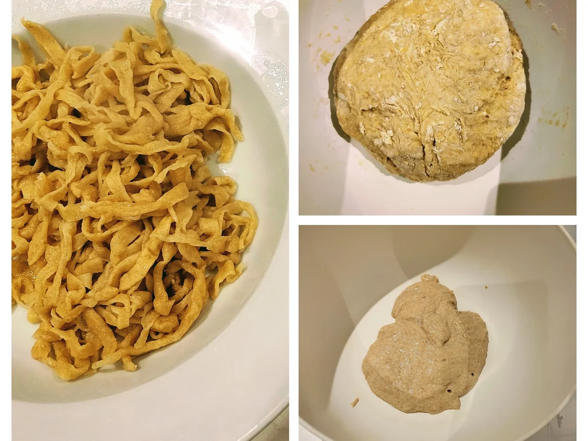 Tagliatelle, Hausgemacht aus Sauerteig - Rezept - Bild Nr. 17216