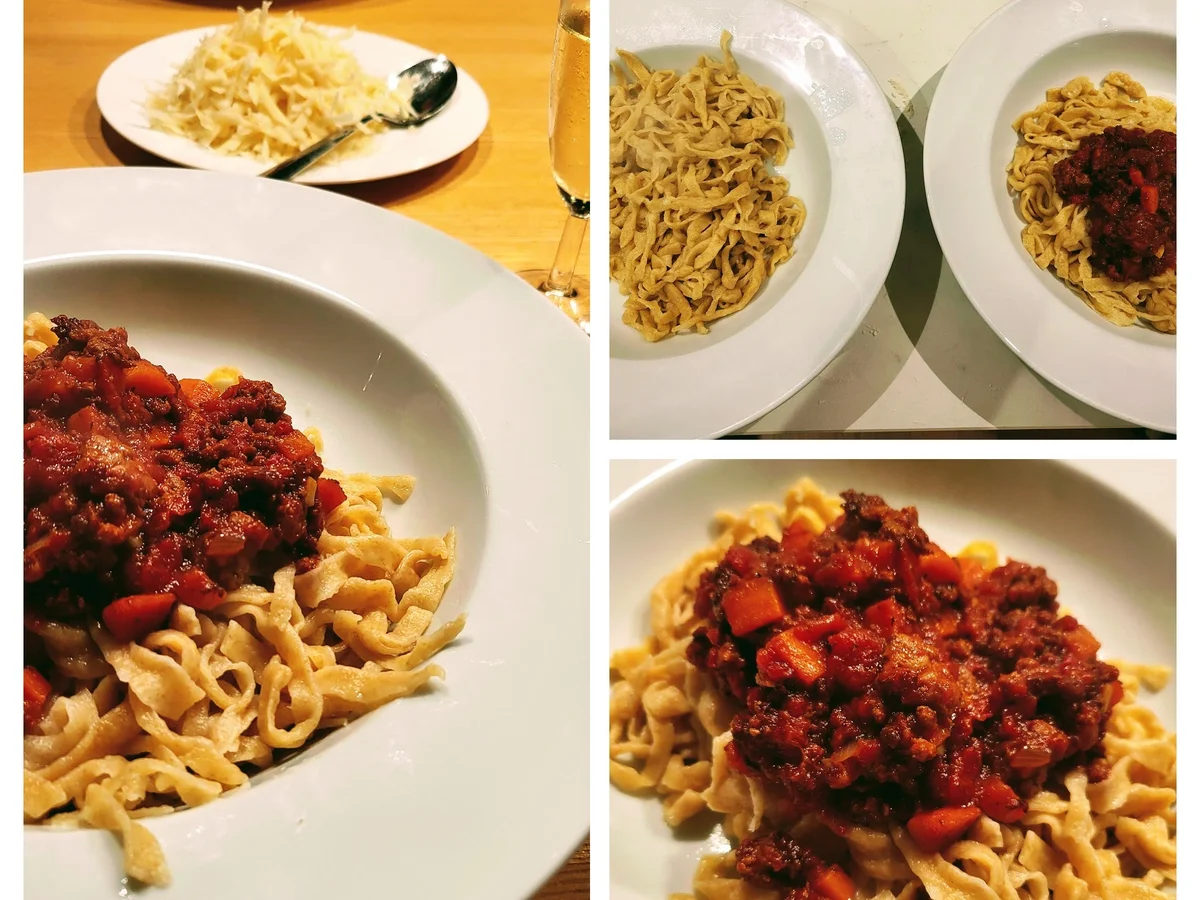 Tagliatelle, Hausgemacht aus Sauerteig - Rezept - Bild Nr. 17217